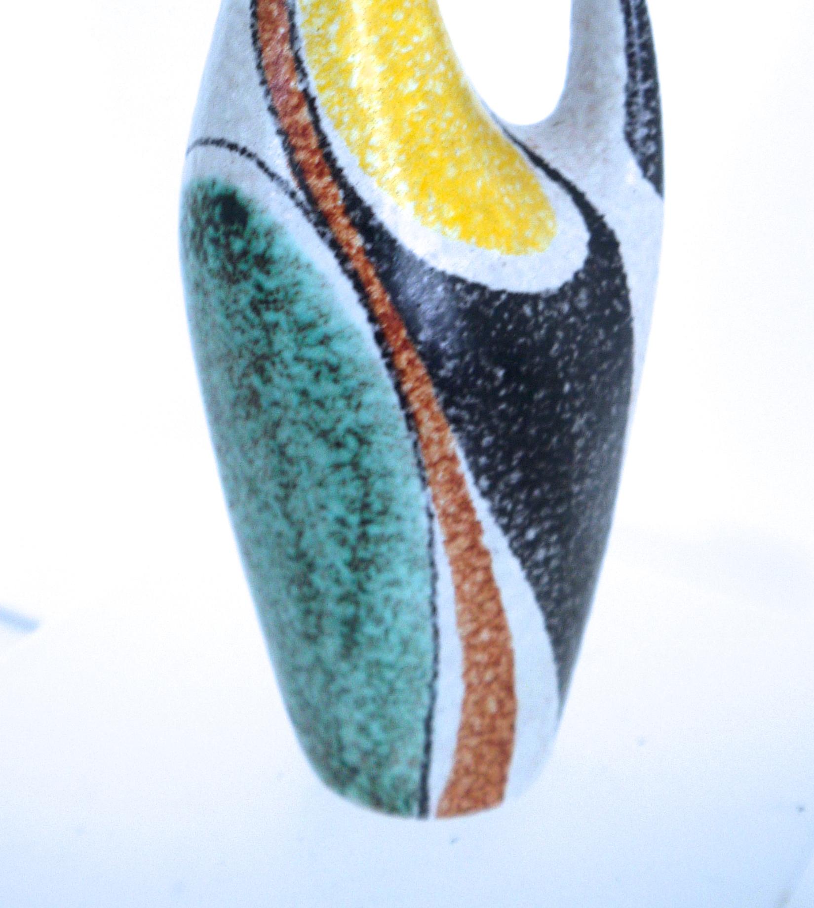Modernist Ceramic West German Carafe 'Small' from Milano Collection In Good Condition In Halstead, GB