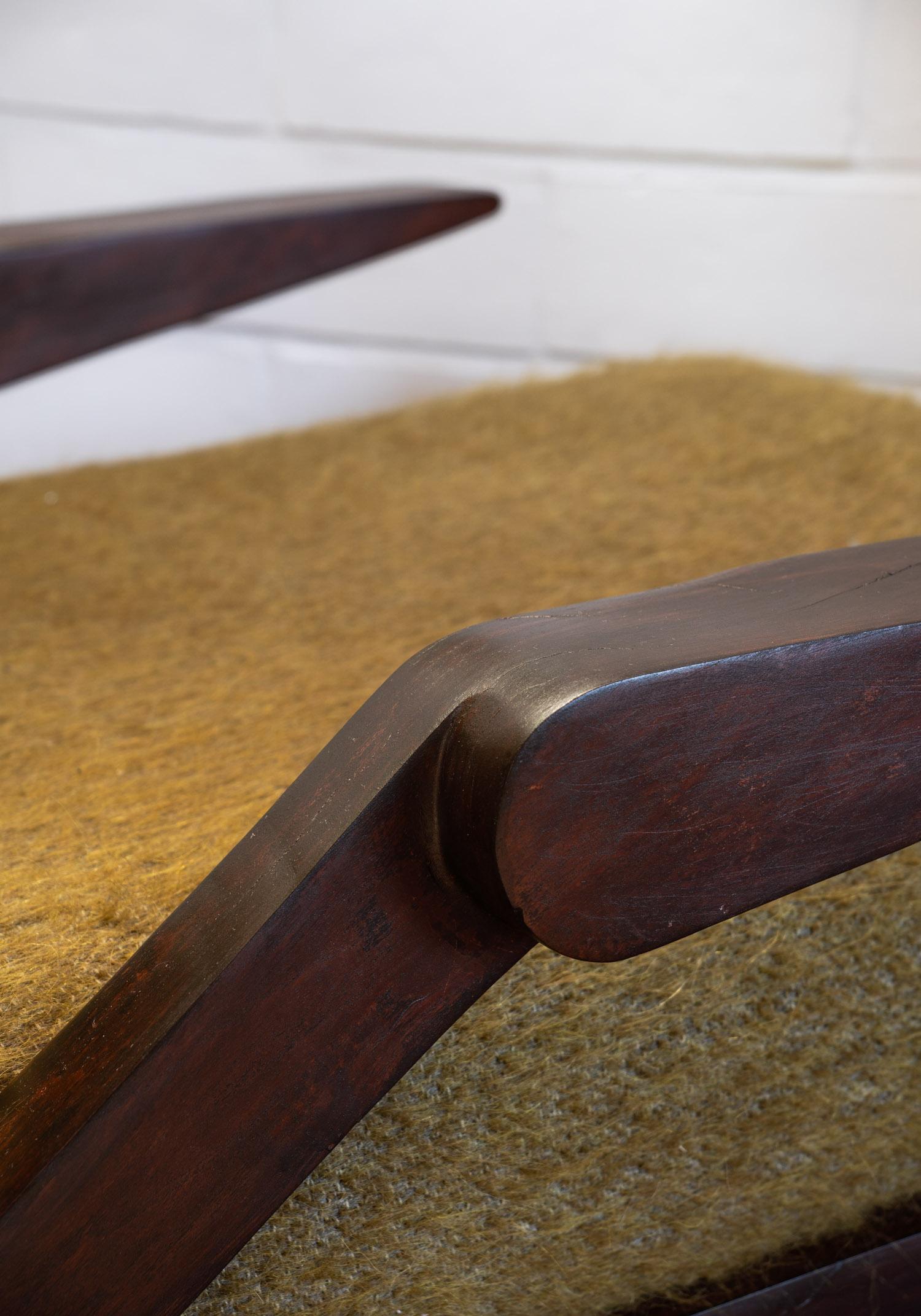Brazilian Modernist Chair by Acácio Gil Borsoi, Brazil 1950s For Sale 9