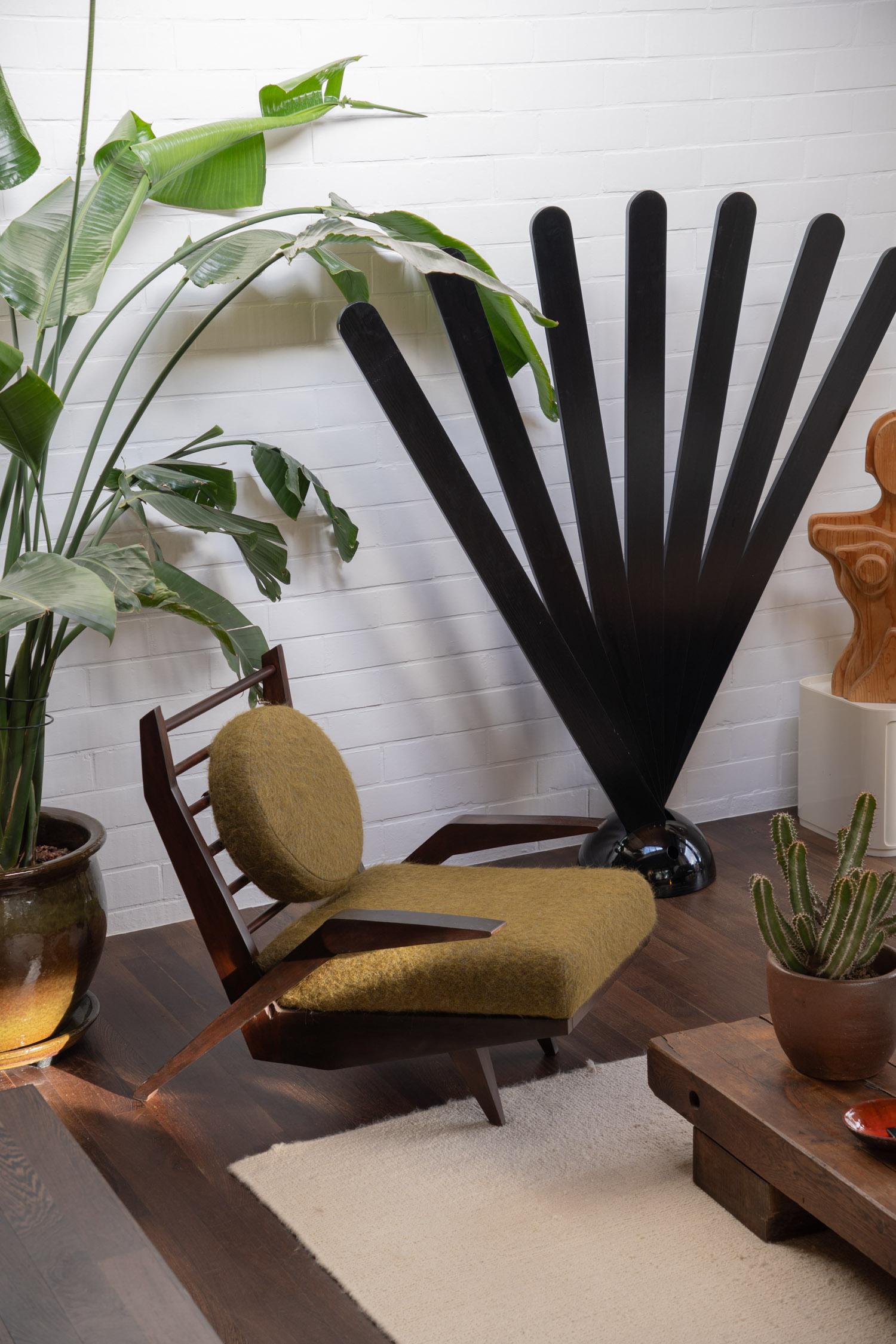 Mid-20th Century Brazilian Modernist Chair by Acácio Gil Borsoi, Brazil 1950s For Sale