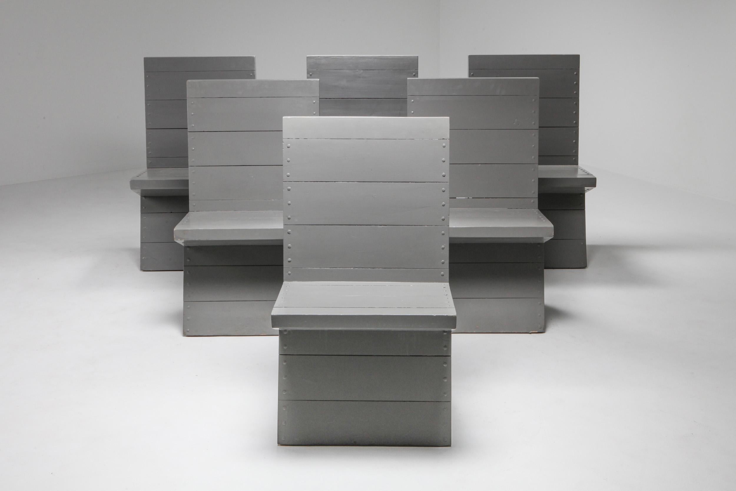 Mid-Century Modern Modernist Chair by Dom Hans van der Laan
