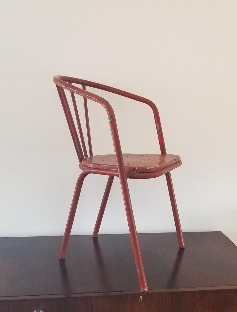 French Modernist Chair by Robert Mallet Stevens, France, 1930s For Sale