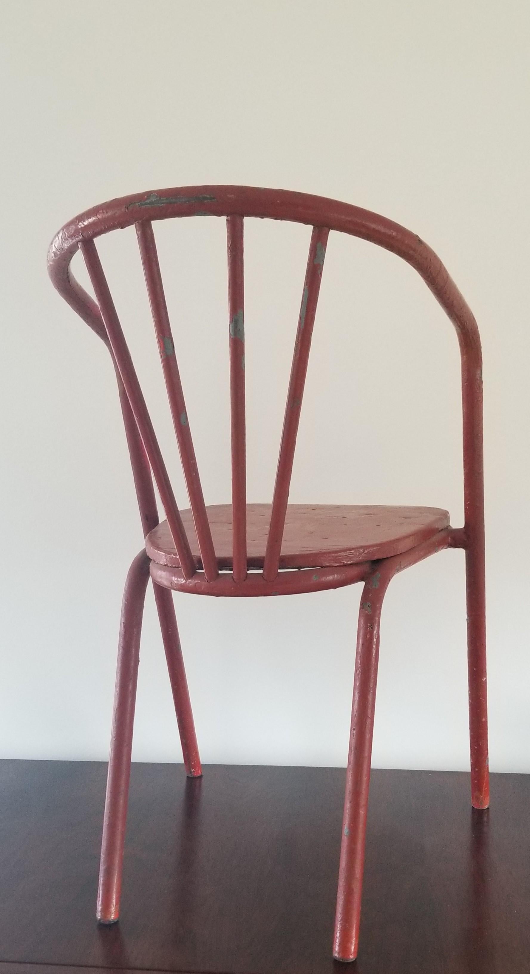 French Modernist Chair by Robert Mallet Stevens, France, 1930s