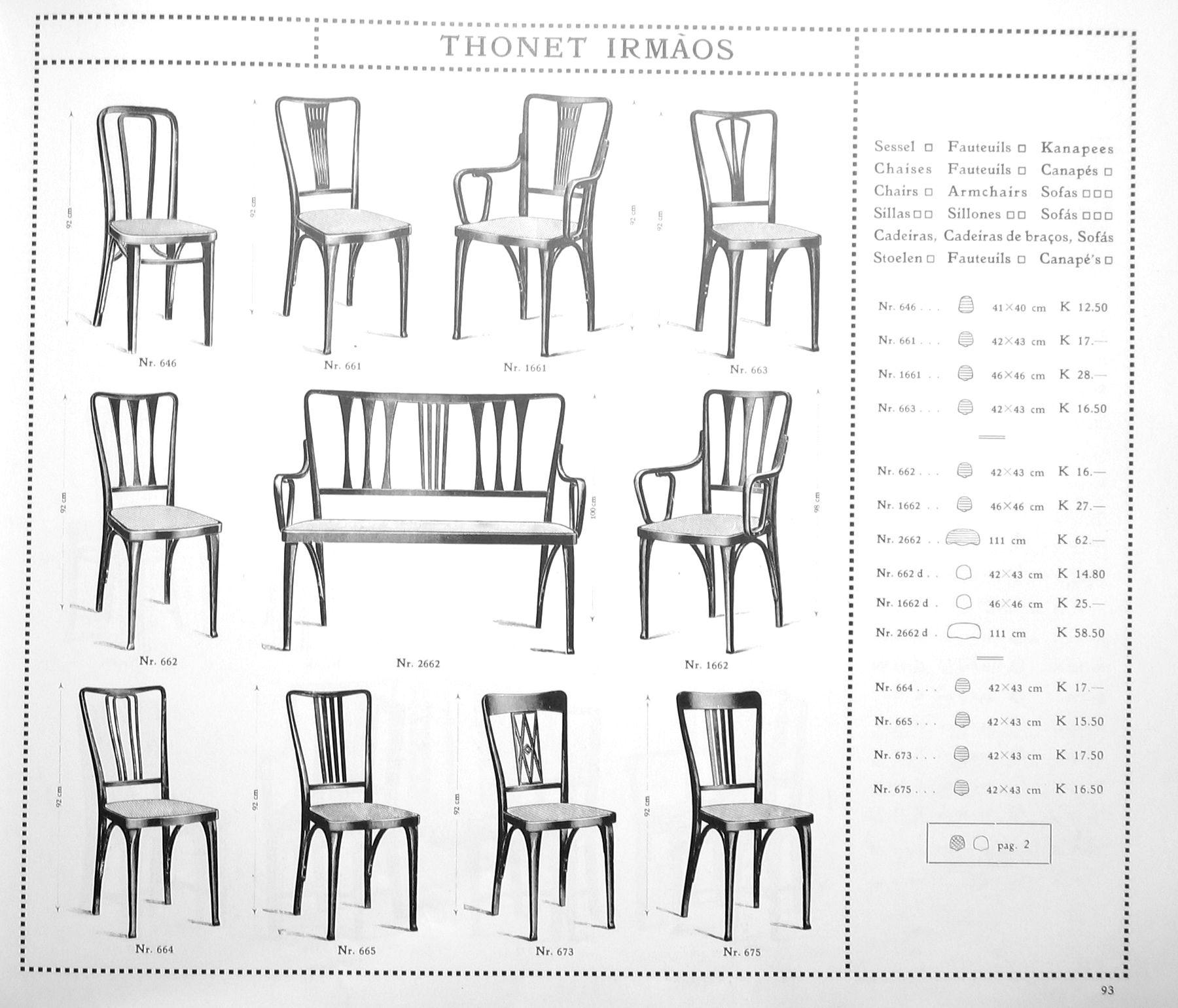 Modernist Chair Thonet Nr.646, circa 1911 5