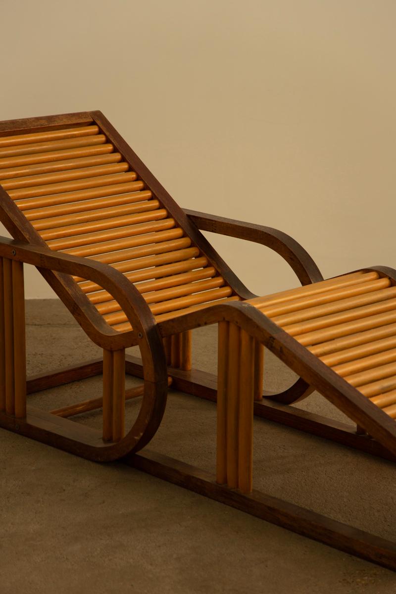 Modernistische Chaise Longue (Art déco) im Angebot