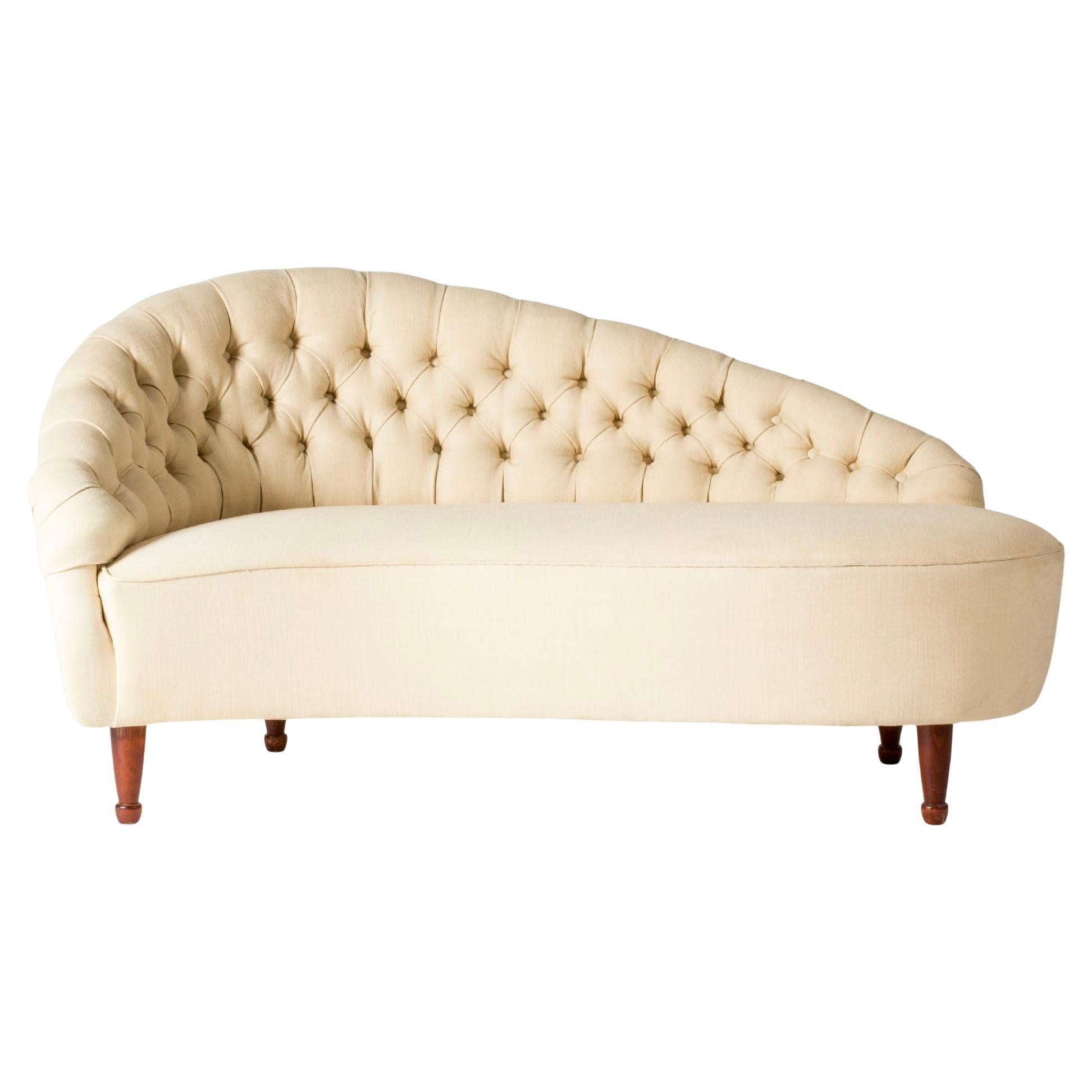 Modernist Chaise Lounge by Carl Cederholm, Sweden, 1940s For Sale