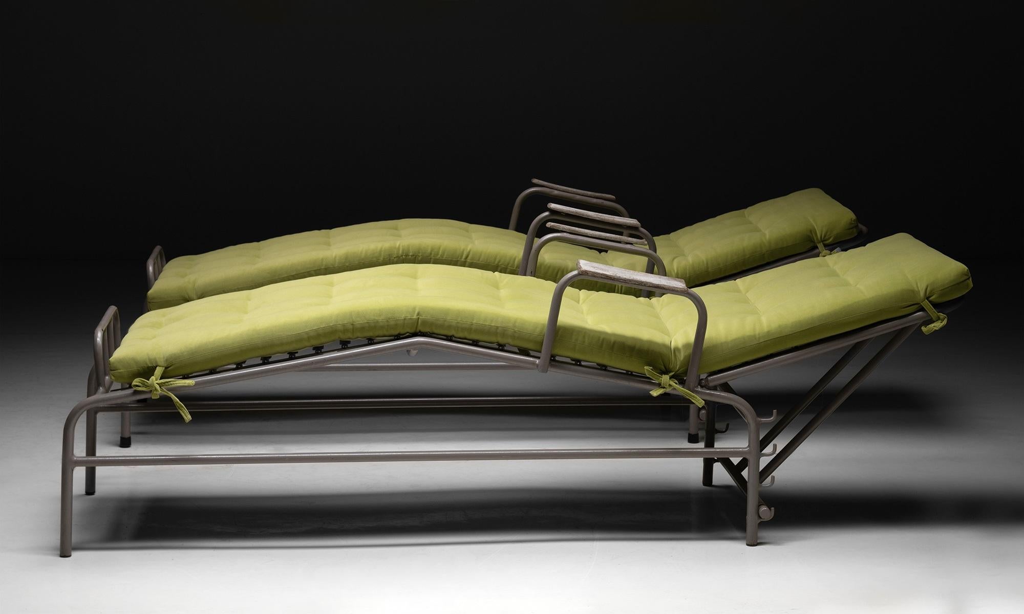 French Modernist Chaise Lounge, France, circa 1950