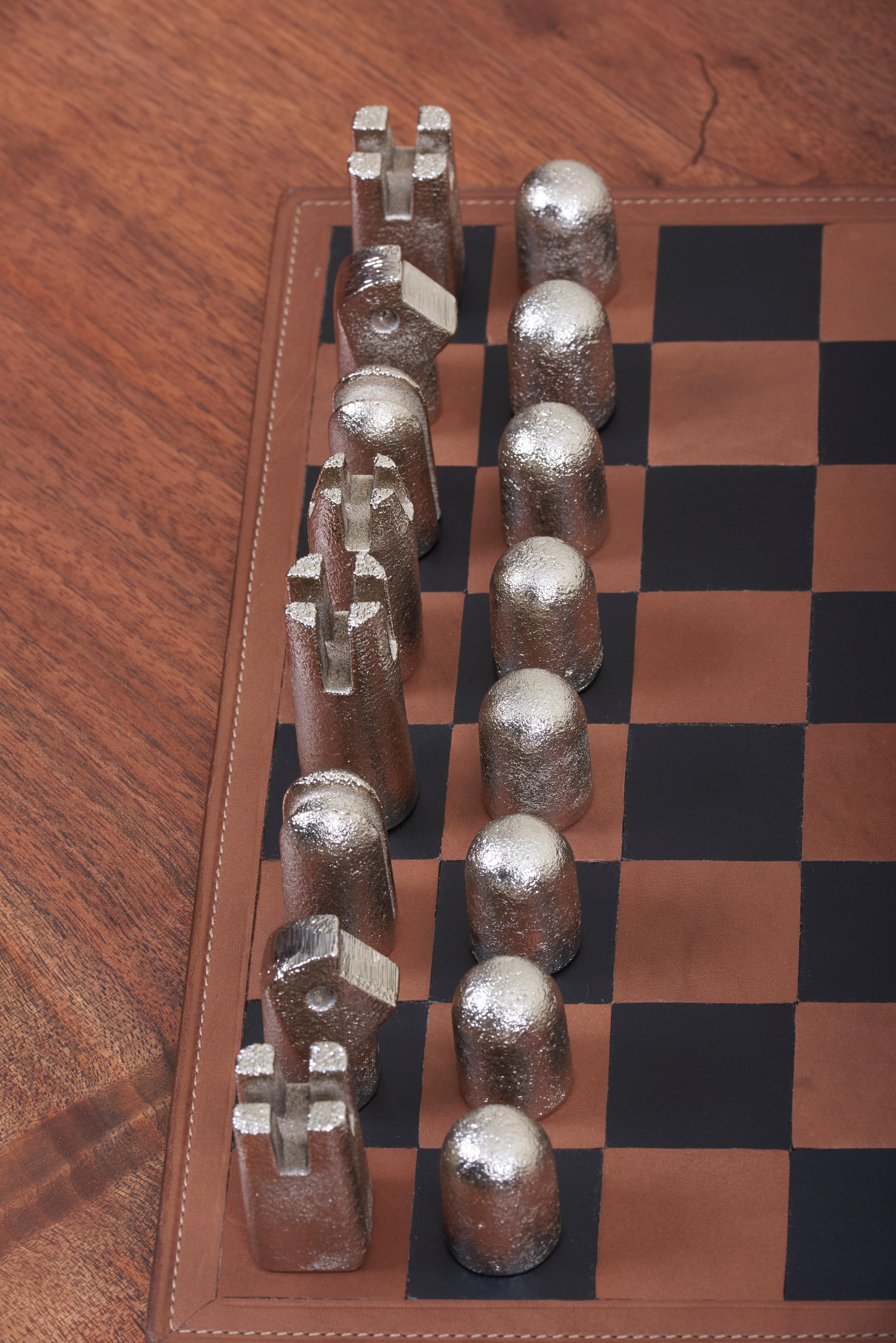 Mid-Century Modern Modernist Chess Set #5606 by Carl Auböck
