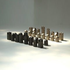 Modernist Chess Set by the Carl Auböck workshop, Vienna, 1960s