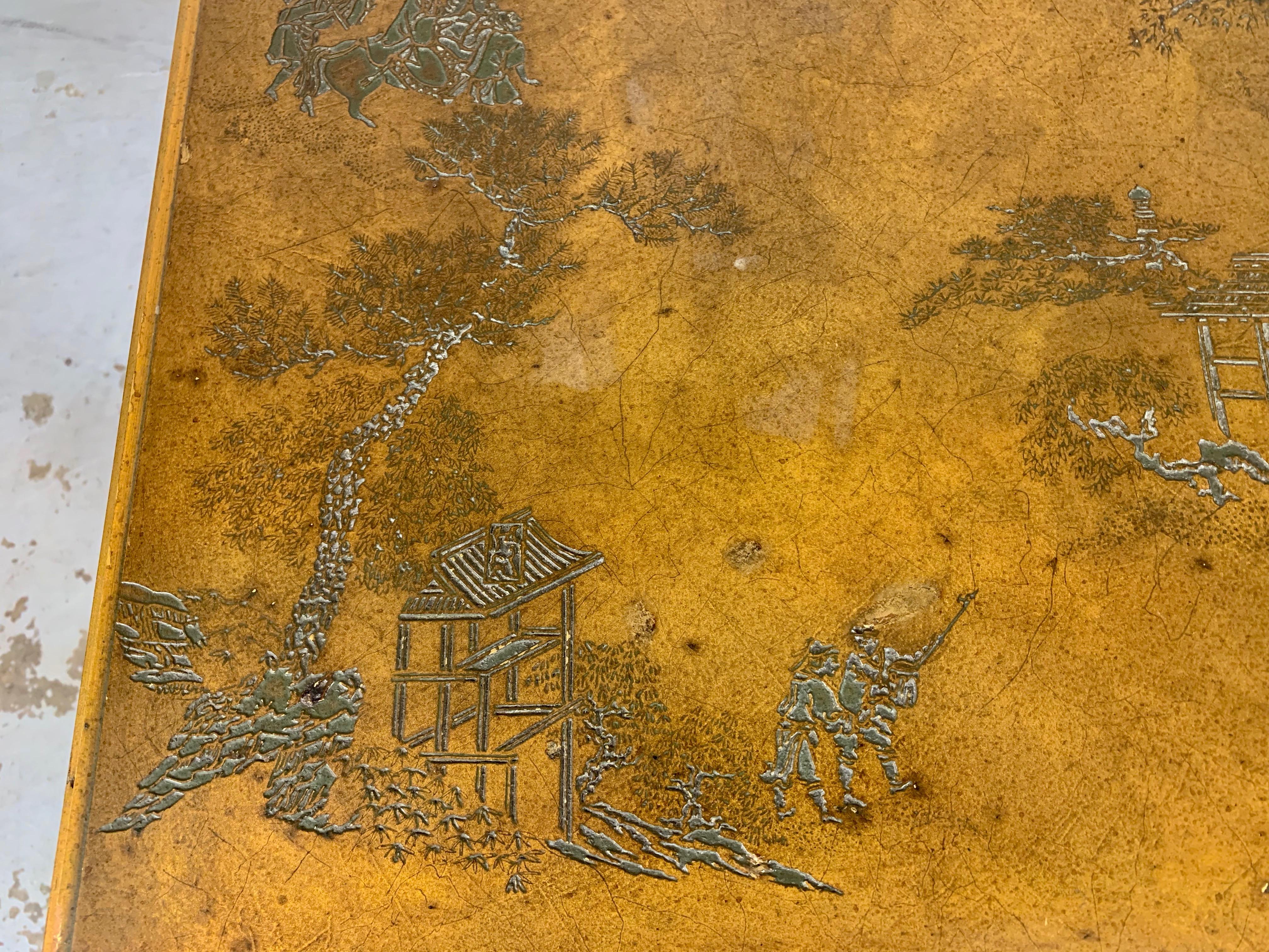 Modernistischer Beistelltisch im Chinoiserie-Stil im Angebot 4