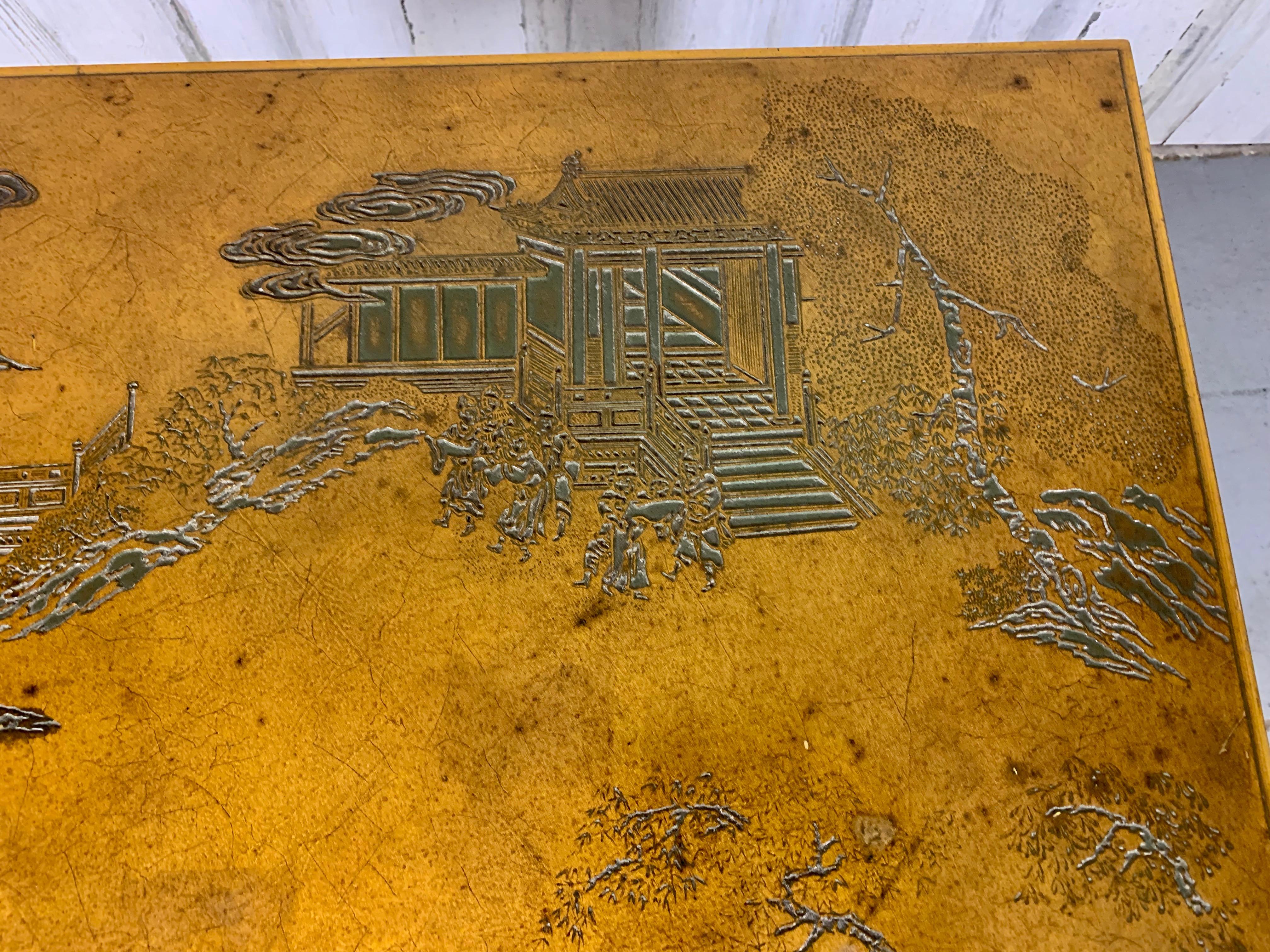 Modernistischer Beistelltisch im Chinoiserie-Stil im Angebot 5