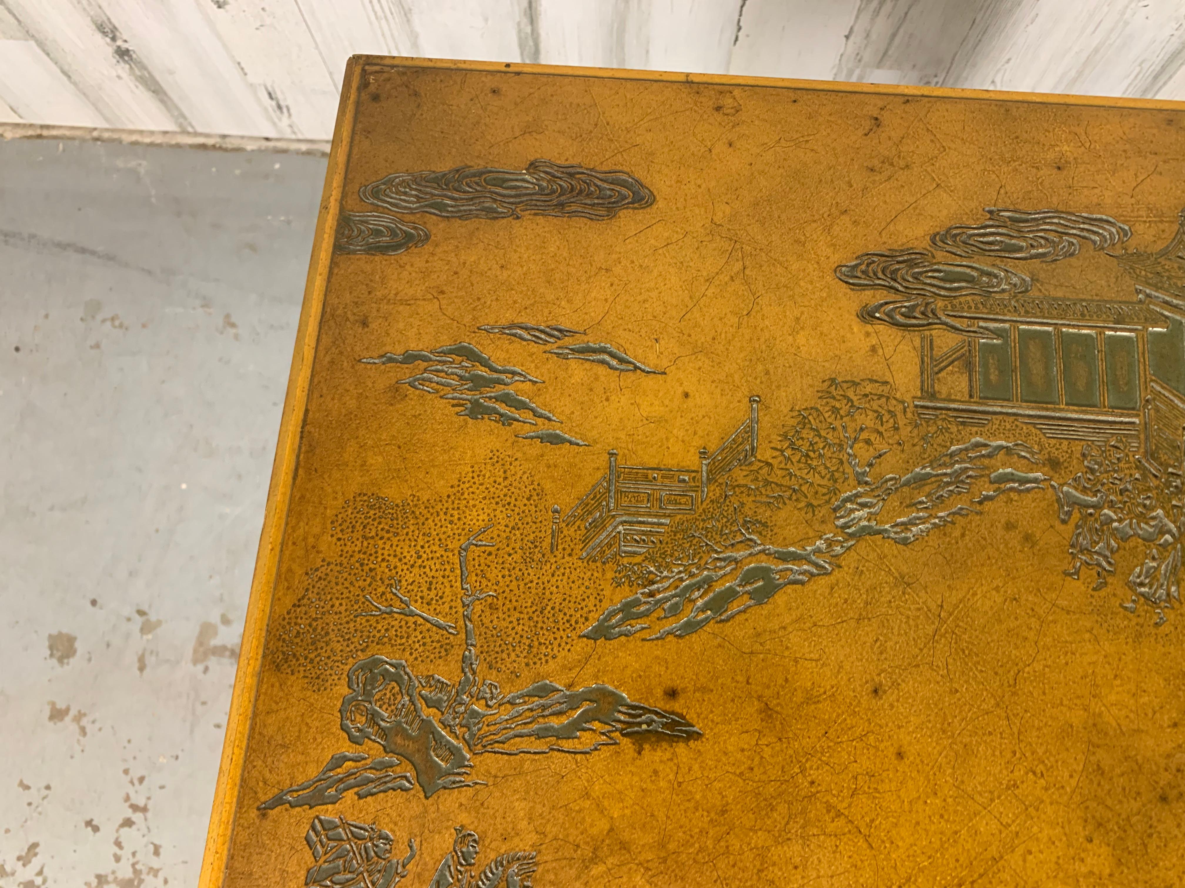 Modernistischer Beistelltisch im Chinoiserie-Stil im Angebot 6