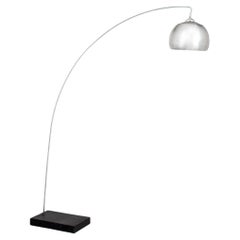 Modernistische verchromte Arc-Stehlampe