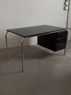 Modernist Chrome Bauhaus Desk, c. 1940