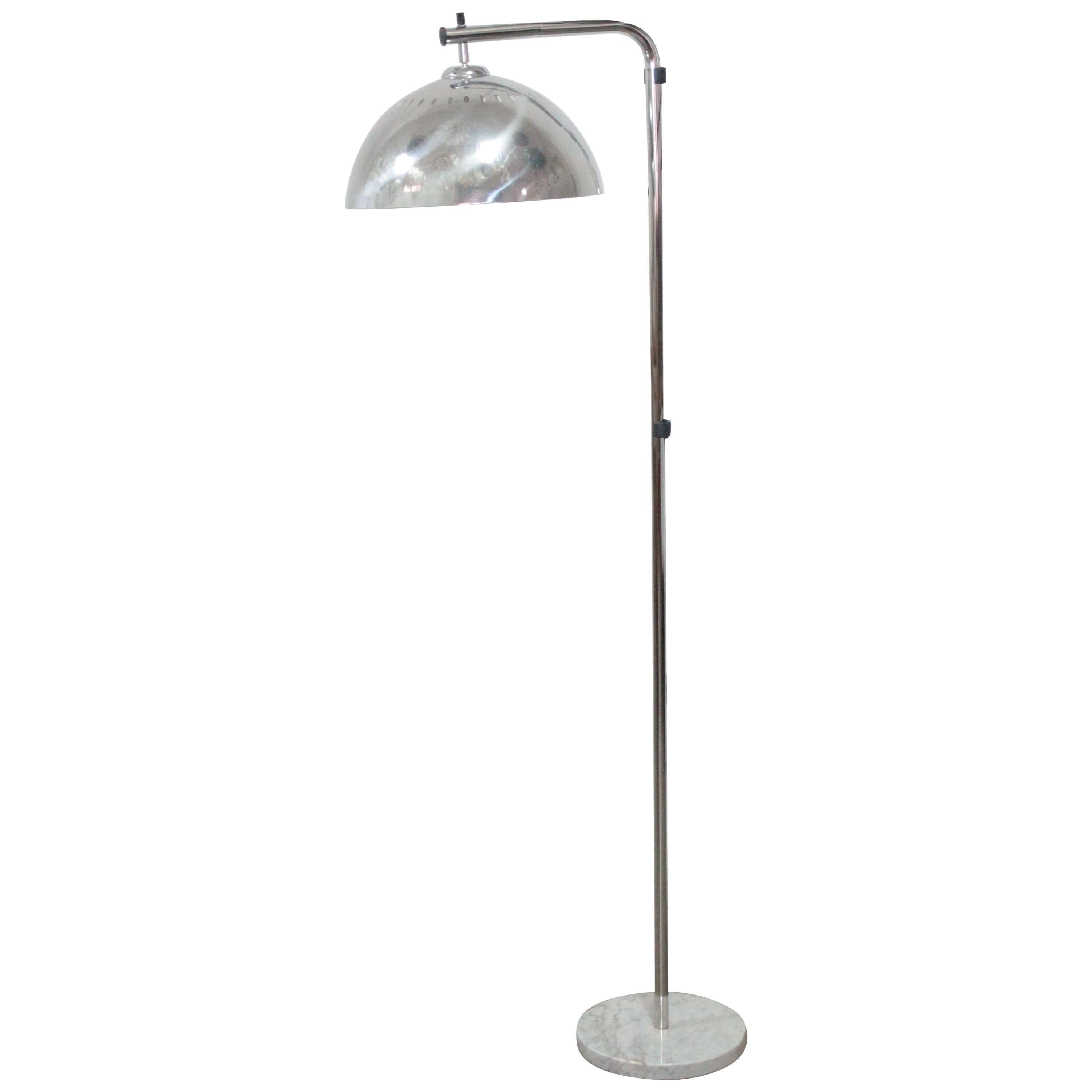 1970s CHROME ARC FLOOR LAMP at 1stDibs