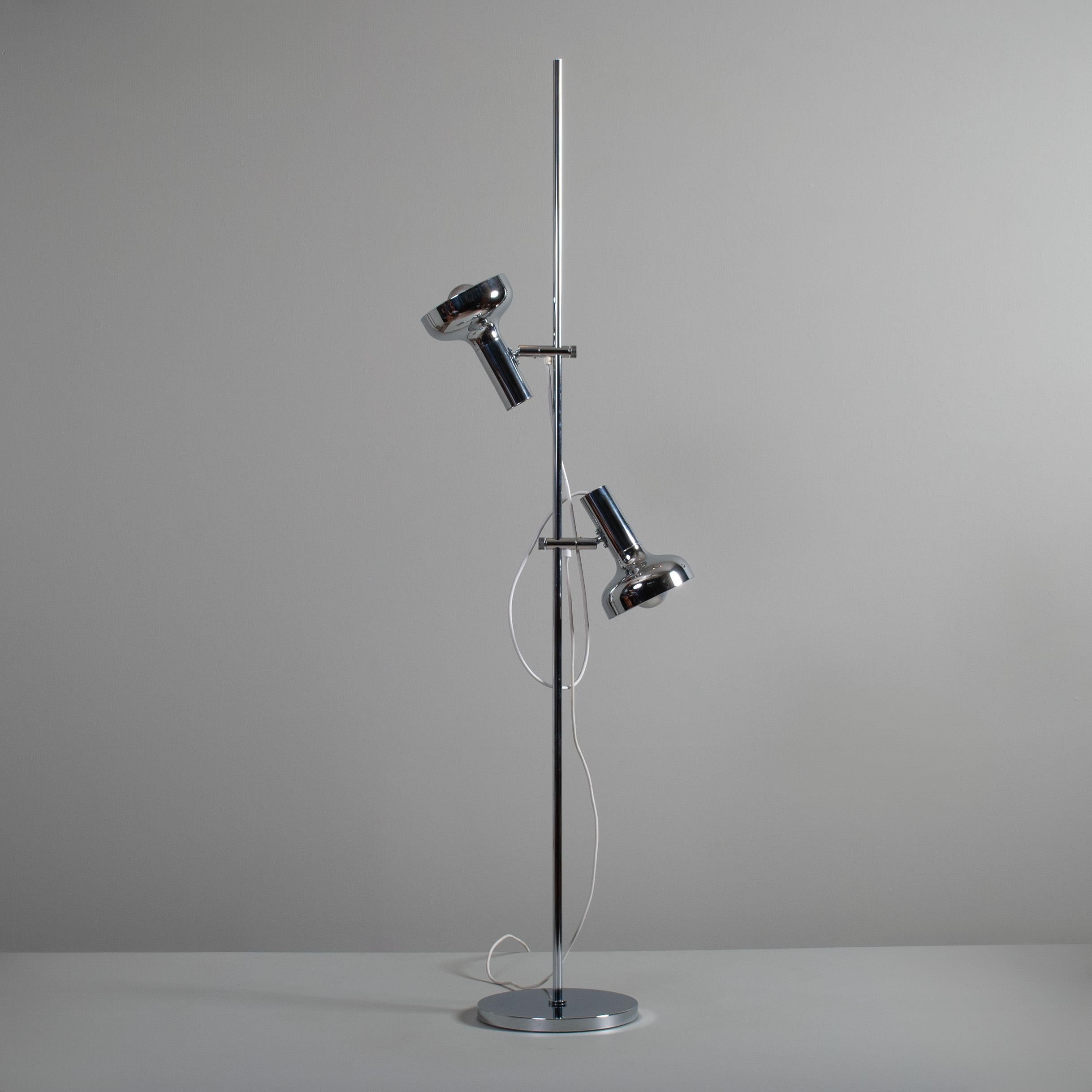 Modernist Chrome Floor Lamp 1