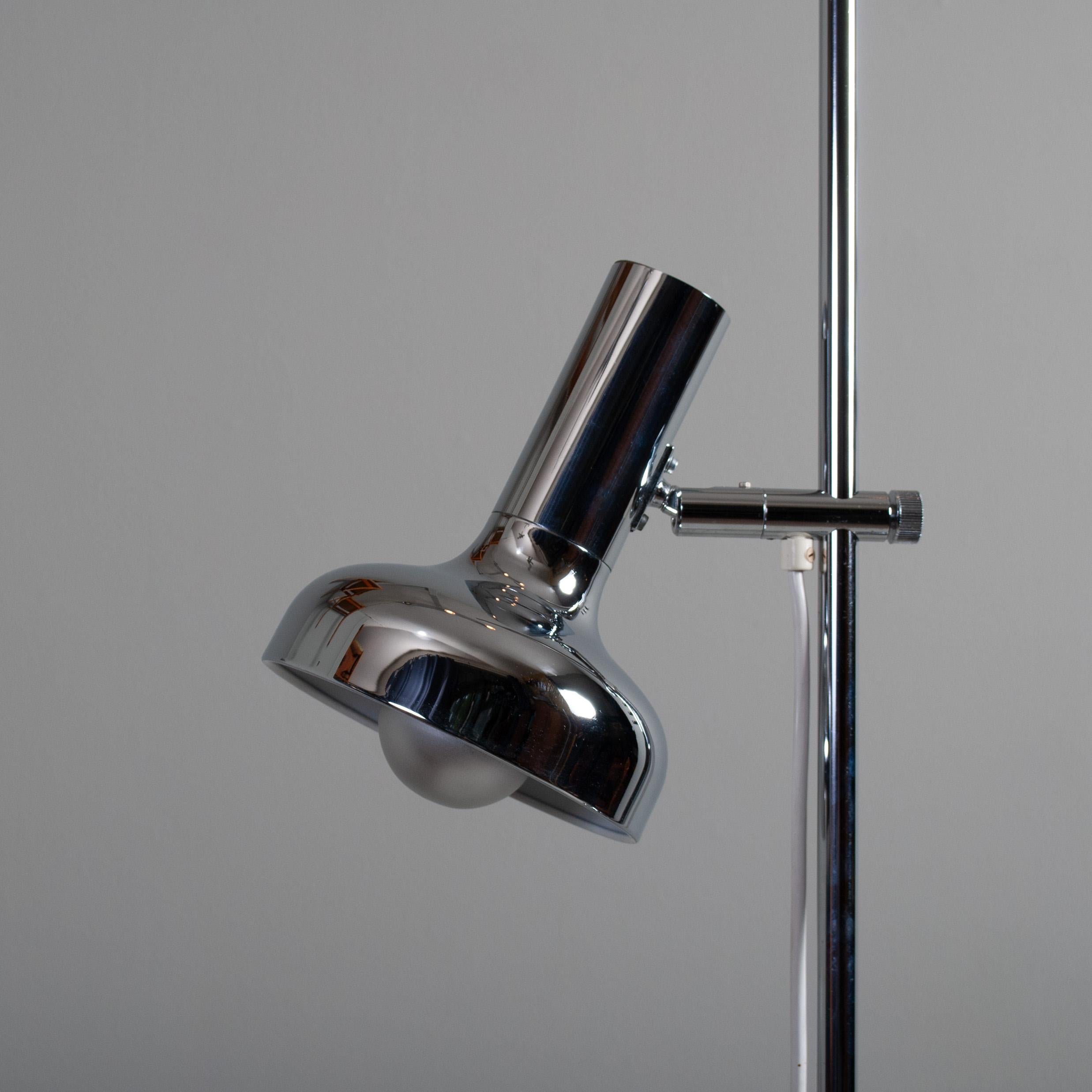 Modernist Chrome Floor Lamp 2