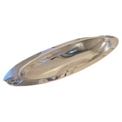 Modernist Chrome Fruit Bowl by Lino Sabattini