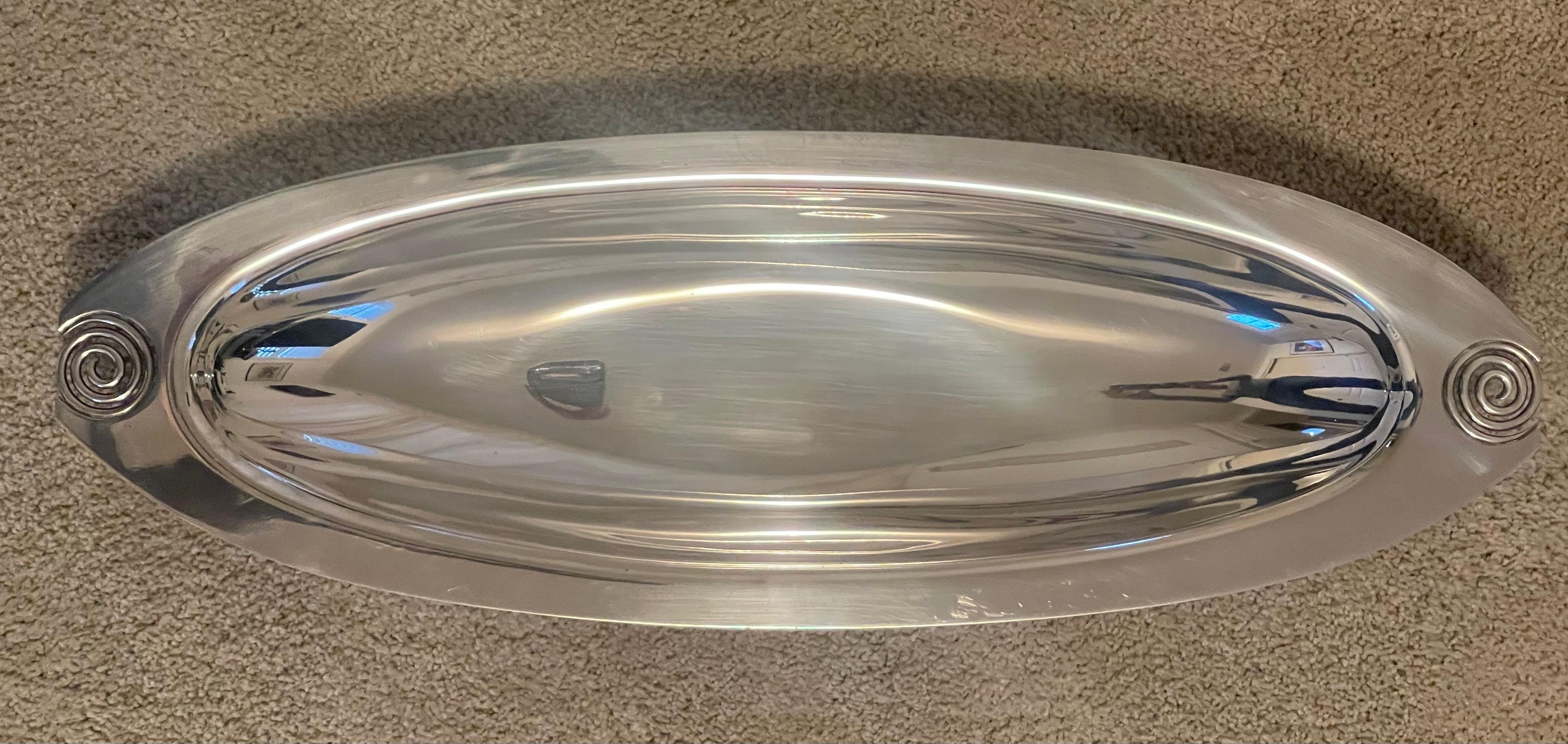 Modernist Chrome Fruit Bowl by Lino Sabattini In Good Condition For Sale In San Diego, CA