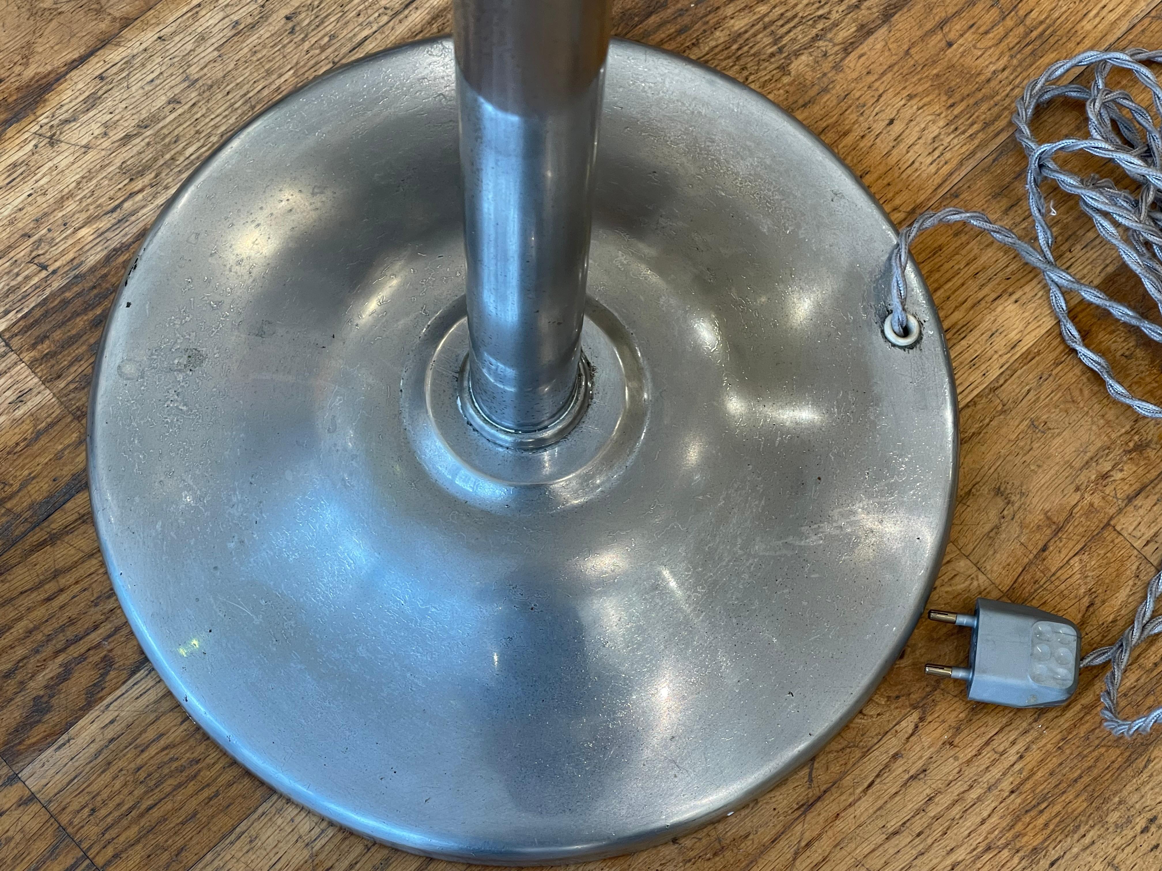 Mid-20th Century Iconic Modernist Floor Lamp by Robert MALLET-STEVENS (1886-1945), circa 1930 For Sale