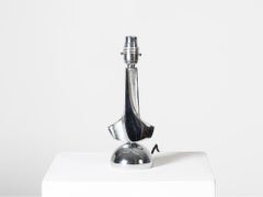 Modernist Chrome Table Lamp c. 1970s