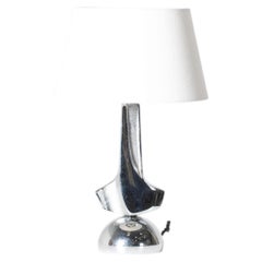 Modernist Chrome Table Lamp c. 1970s