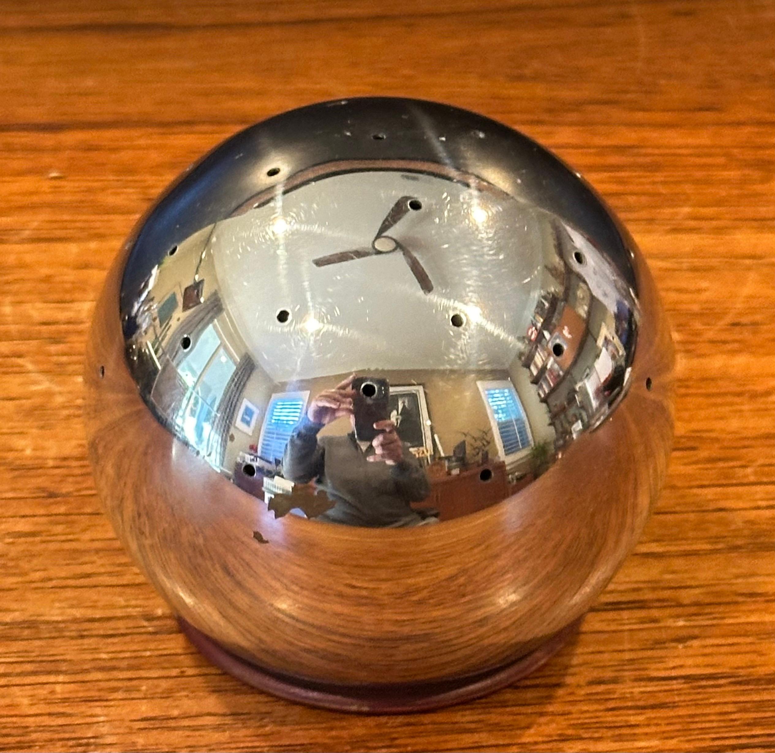 Modernist Chrome Toothpick Holder by Russel Wright for Chase Co. For Sale 1