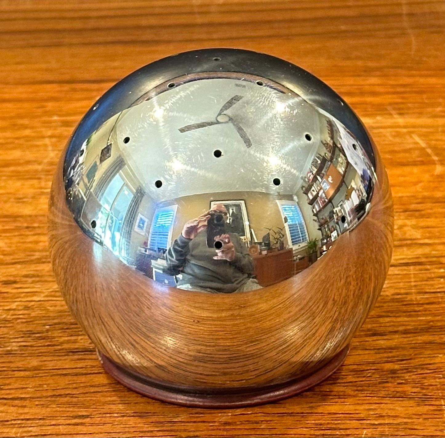 Modernist Chrome Toothpick Holder by Russel Wright for Chase Co. For Sale 2