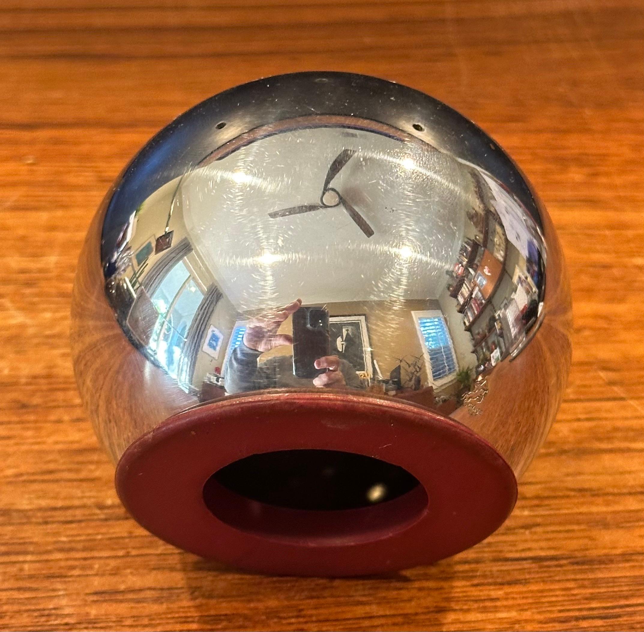 Modernist Chrome Toothpick Holder by Russel Wright for Chase Co. For Sale 3