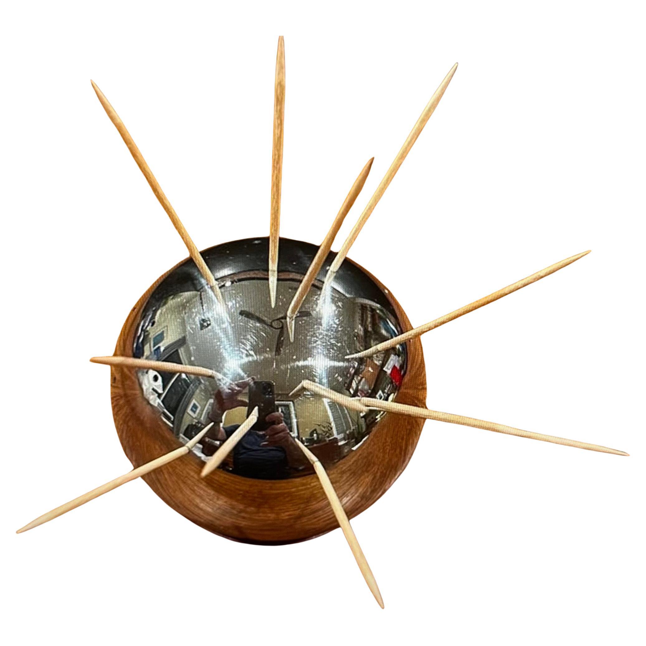 Modernist Chrome Toothpick Holder by Russel Wright for Chase Co.