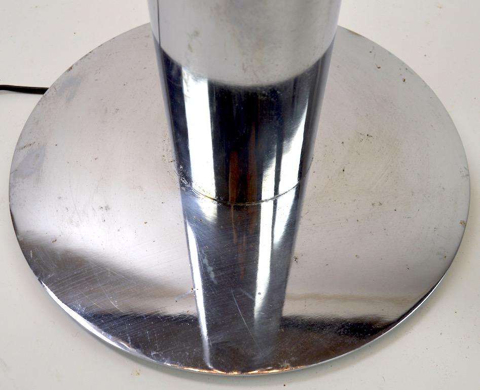 20th Century Modernist Chrome Totem Lamp Attributed to Kovacs