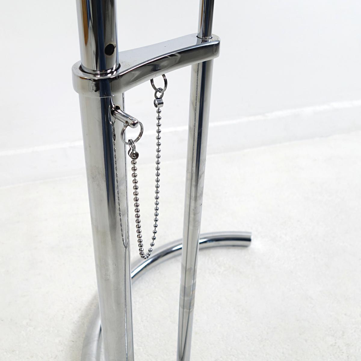 Early 20th Century Modernist Chrome Tubular Side Table E1027 by Eileen Gray for Classicon