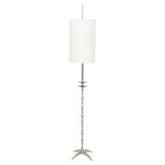 Modernist Chromed Floor Lamp