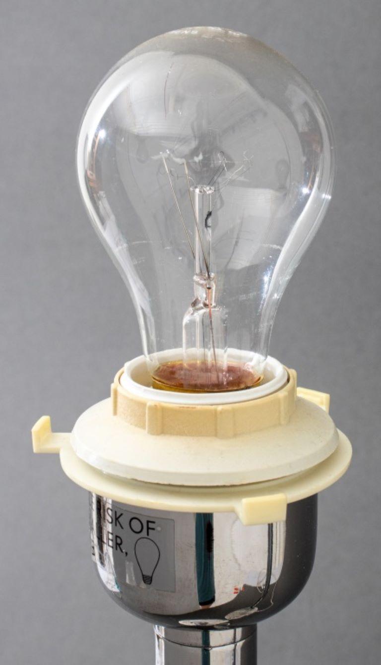 Modernist Chromed Lamps, Pair For Sale 2