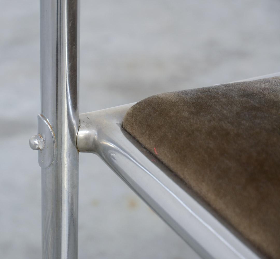 Modernist Chromed Steel Tubular Chair, Belgium In Good Condition In Vlimmeren, BE