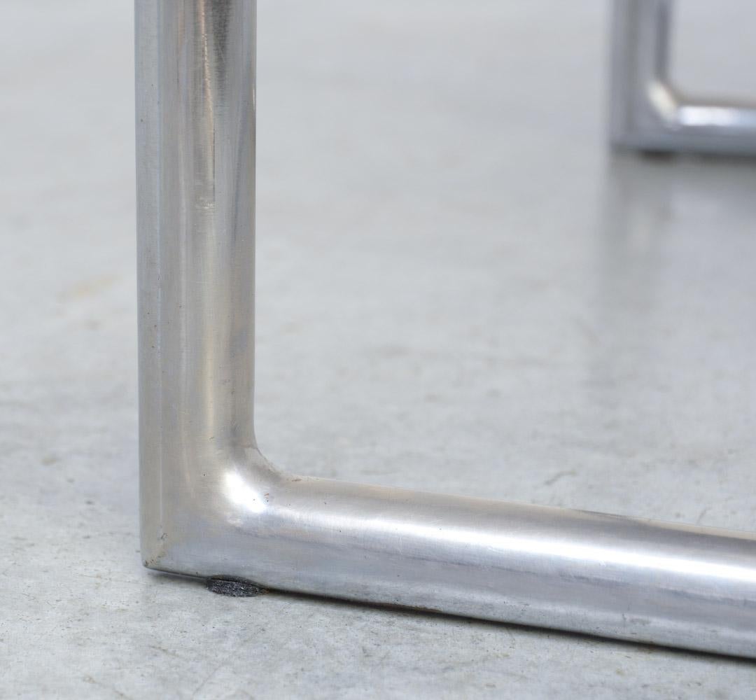 Modernist Chromed Steel Tubular Chair, Belgium 2