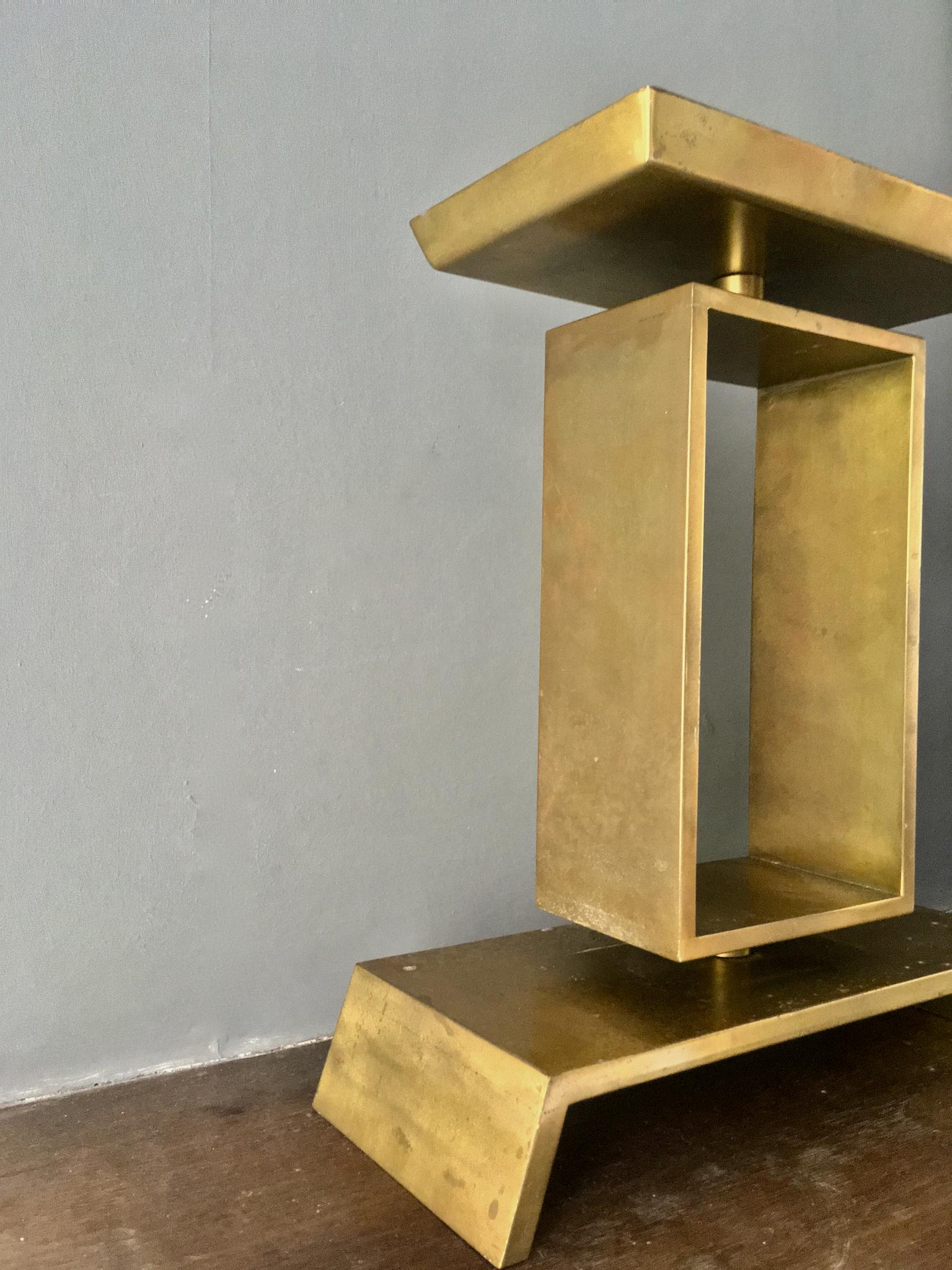 Modernist Church Candlestick, Brass, Early to Mid-20th Century, Germany 8