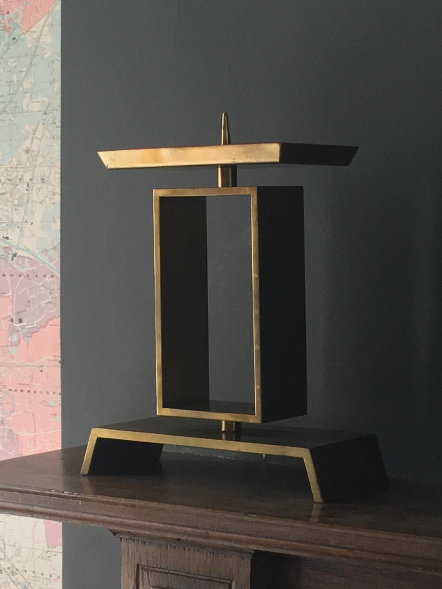 Modernist Church Candlestick, Brass, Early to Mid-20th Century, Germany 12