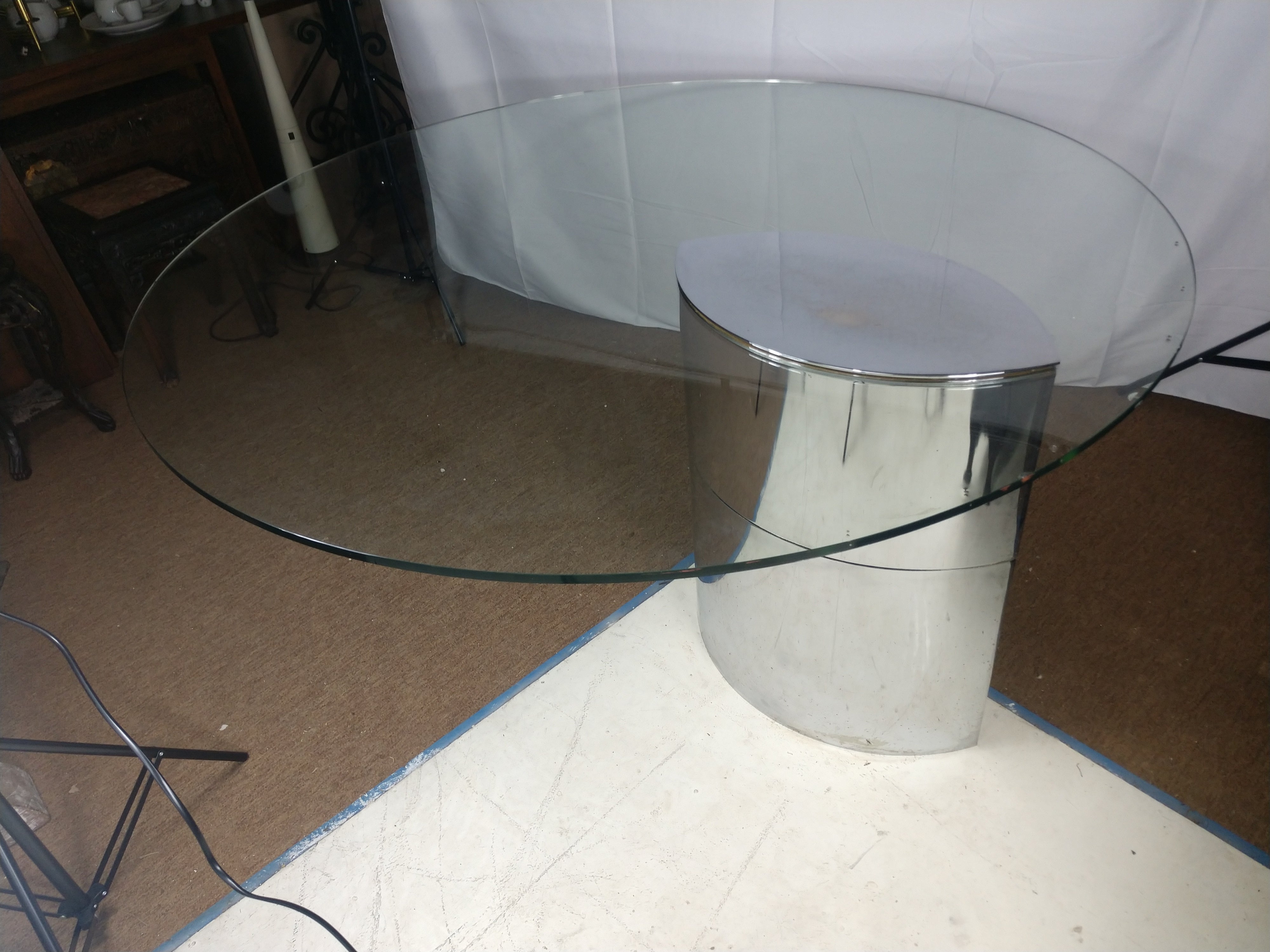 Hand-Crafted Modernist Cini Boeri for Knoll International Dining Table Desk