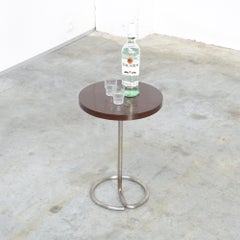 Modernist Circular Side Table Attributed to René Herbst