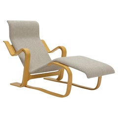 Chaise longue classica modernista di Marcel Breuer "Isokon" degli anni '70