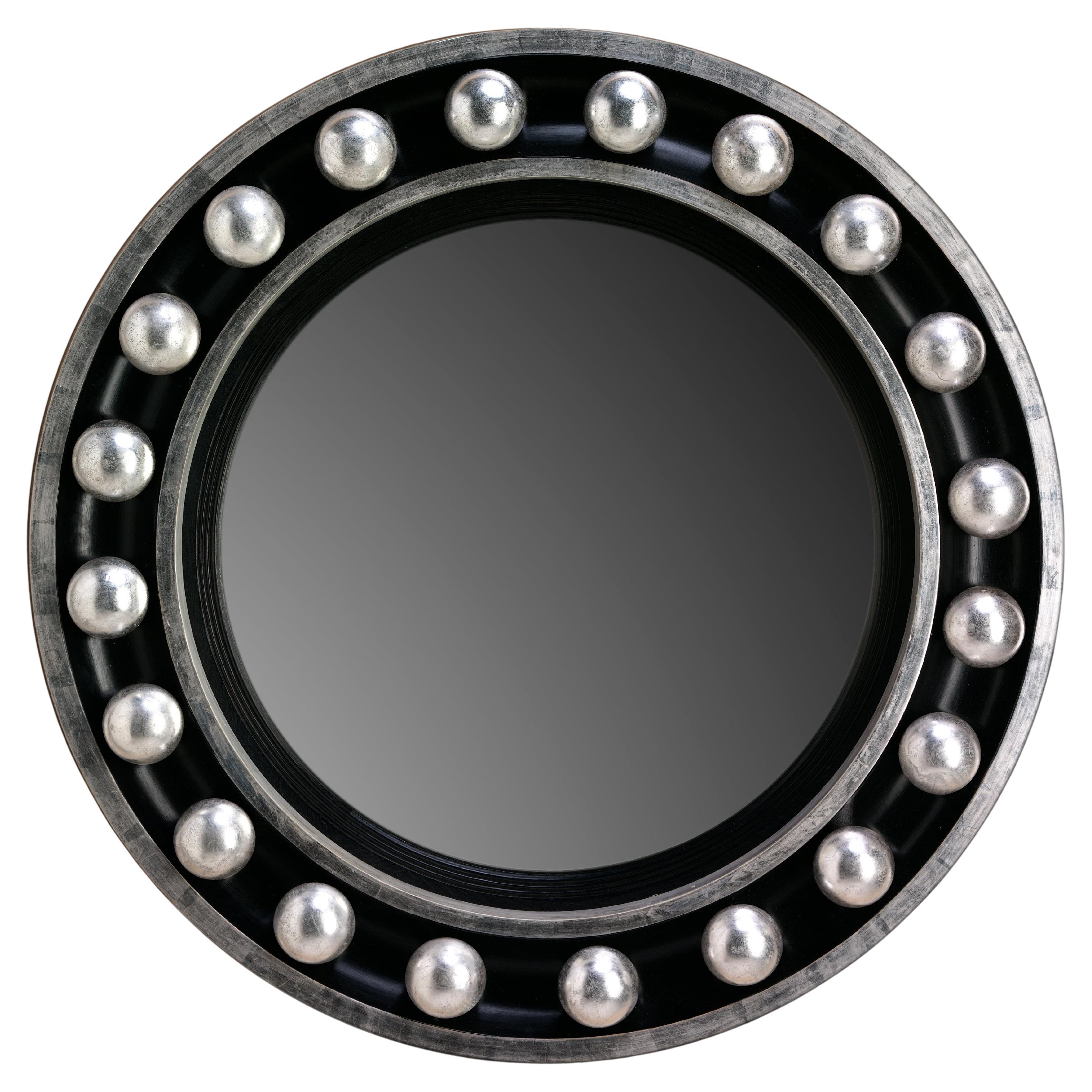 Modernist Classical Convex Mirror For Sale