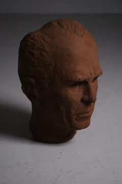 Modernistische Tonskulptur der Moderne von Doris Wahlberg, Schweden, 1960er Jahre