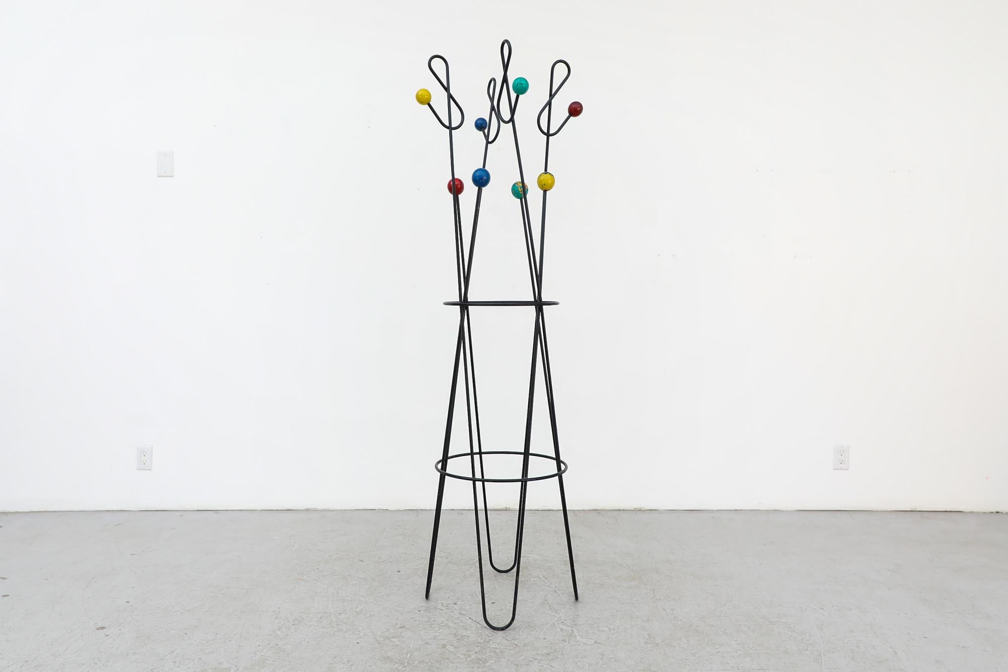 Modernist 'Cle De Sol' Coat Rack by Roger Feraud, 1950's In Good Condition In Los Angeles, CA