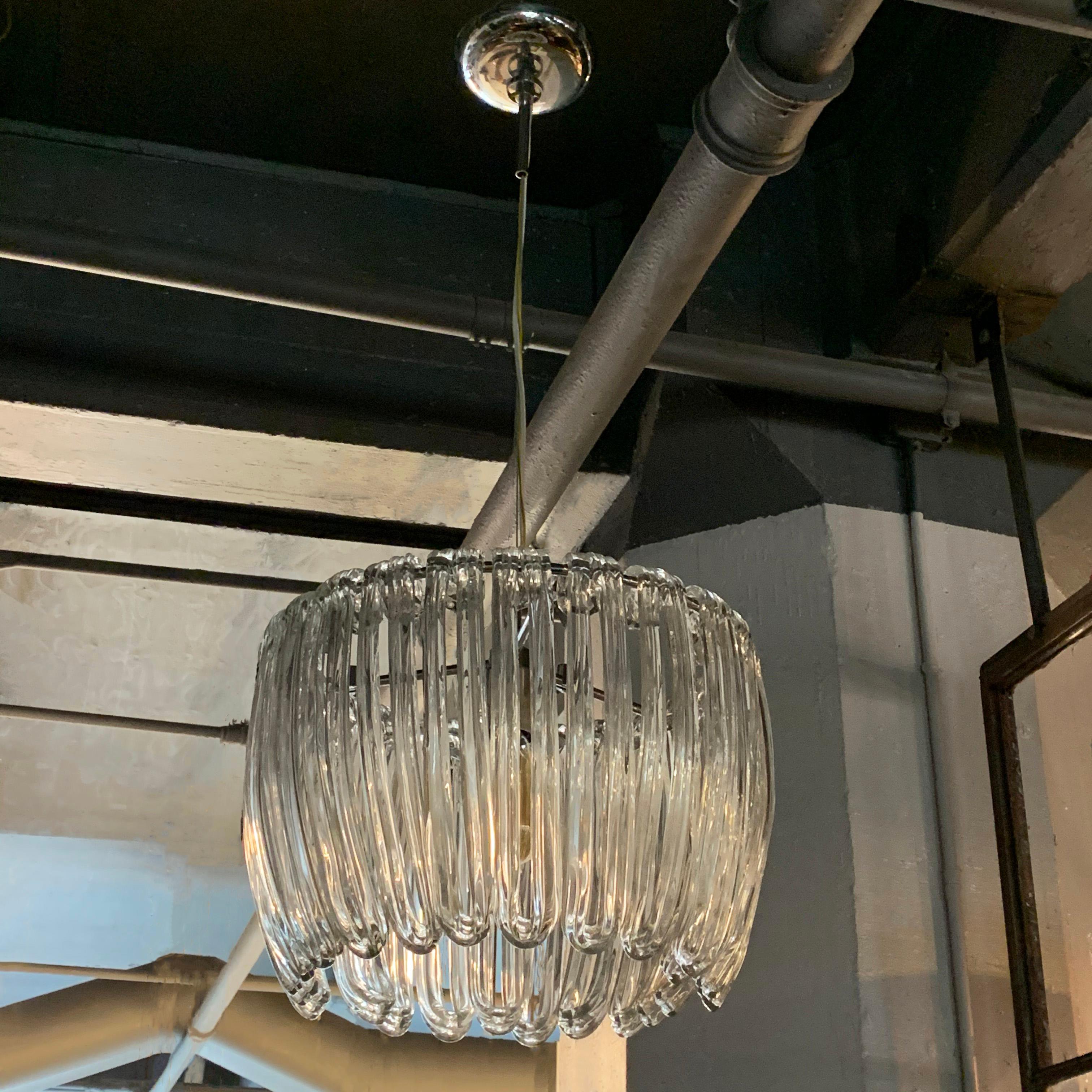 blown glass jellyfish chandelier