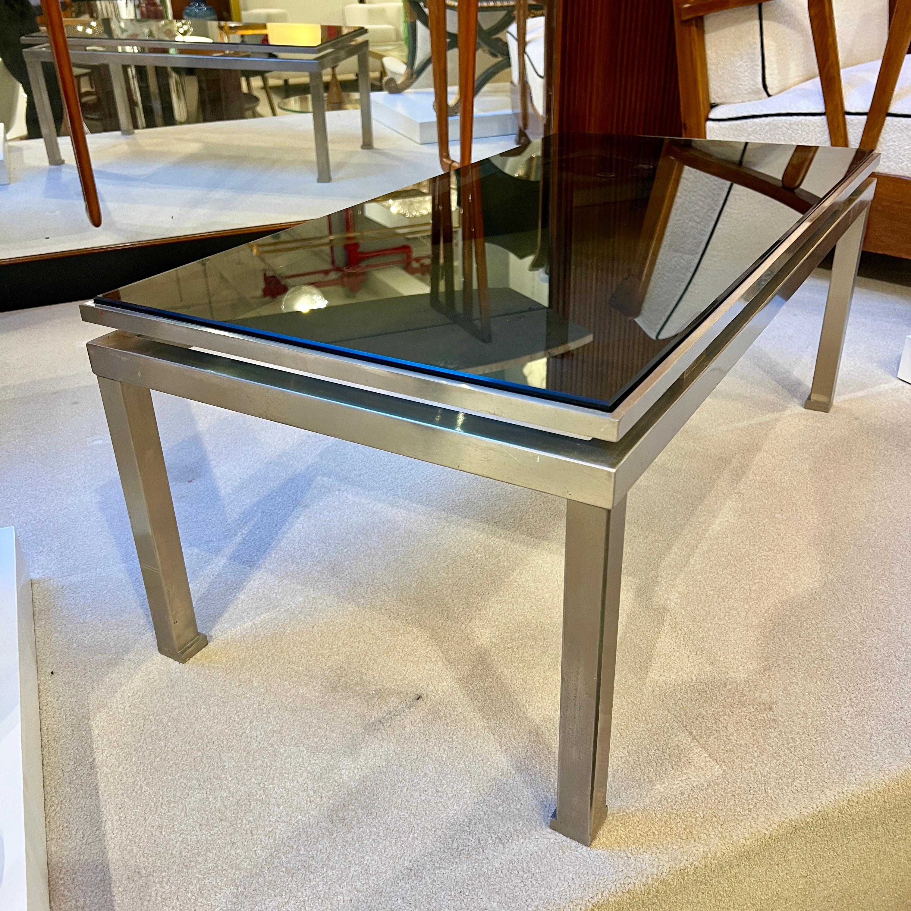 Modernistischer Cocktailtisch der Moderne von Guy Lefevre für Maison Jansen im Angebot 1