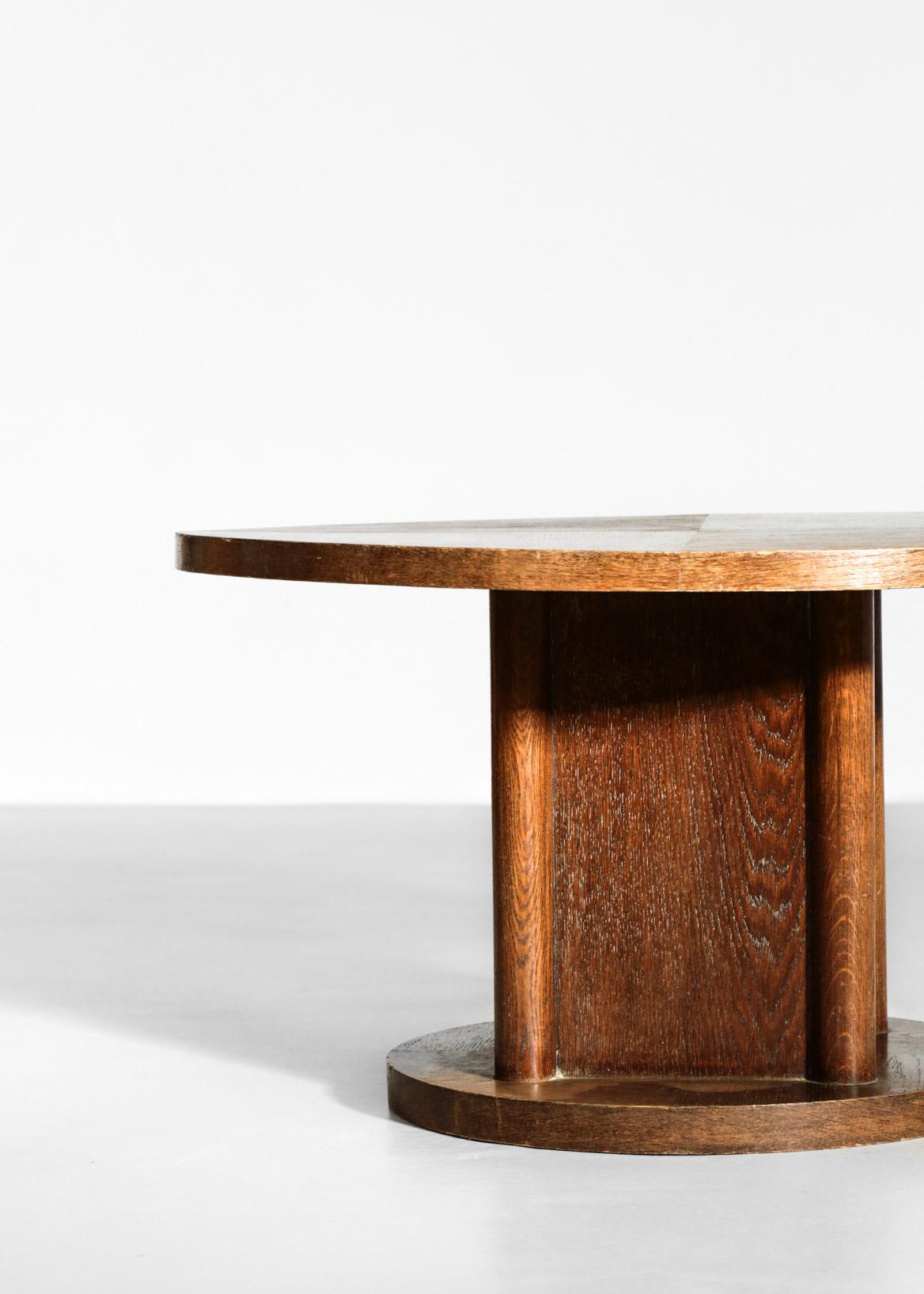 Modernist Coffee or Side Table in Oak, 1940s 2