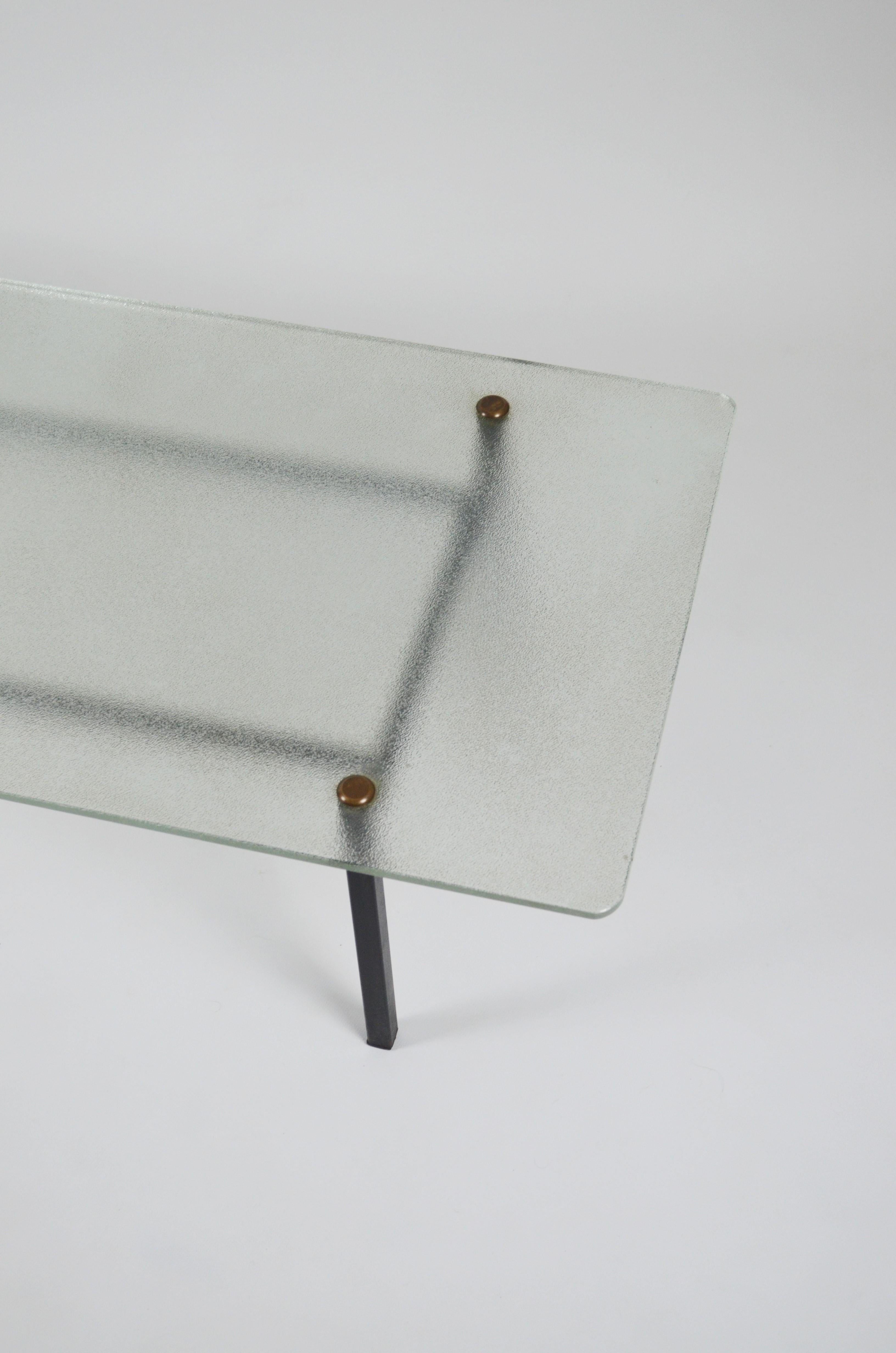 French Modernist Coffee Table, France, 50s For Sale