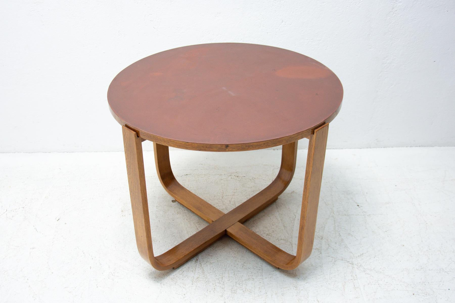 Modernist Coffee Table H-168 Designed by Jindrich Halabala for UP Závody, 1930´s 5