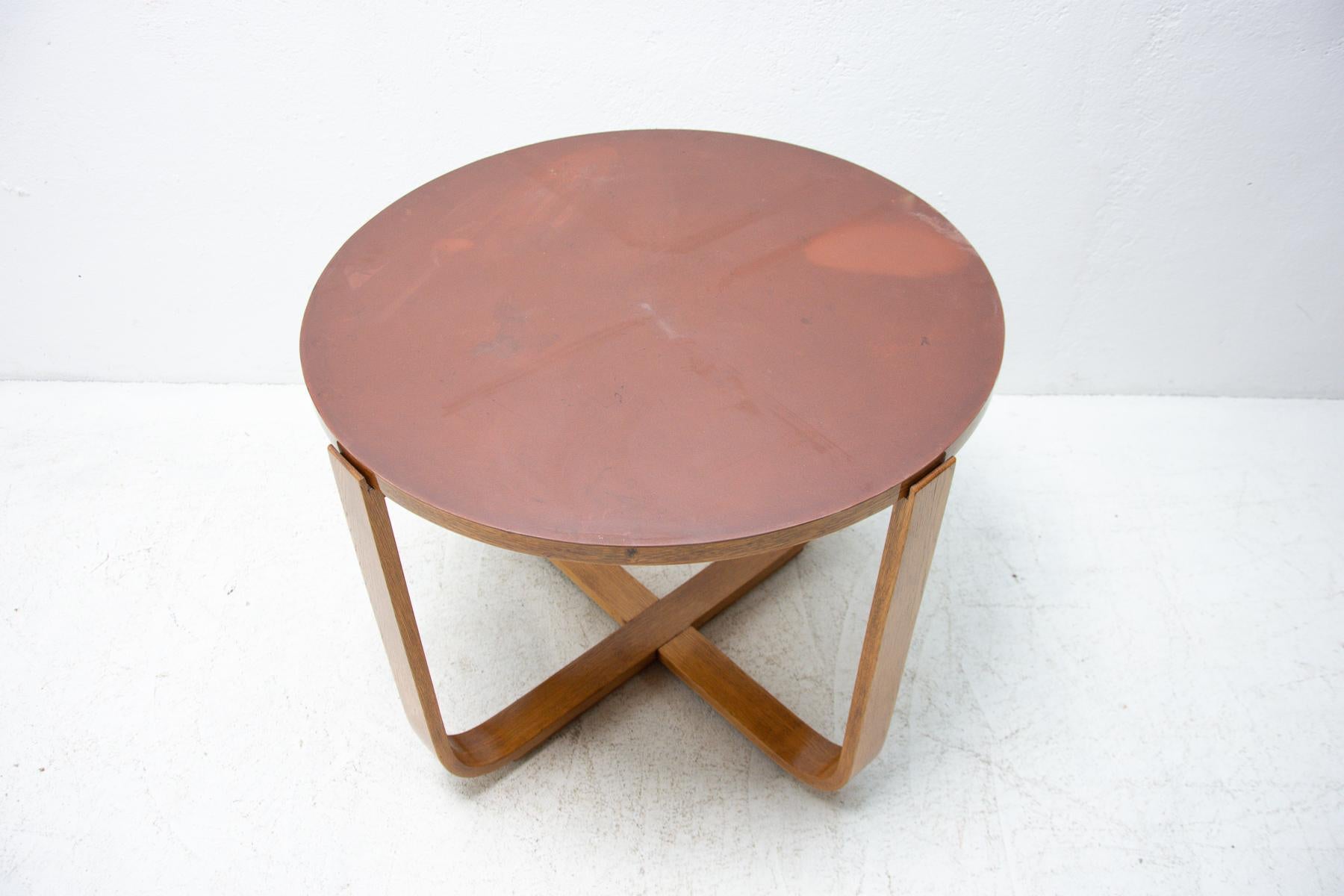 Modernist Coffee Table H-168 Designed by Jindrich Halabala for UP Závody, 1930´s 6