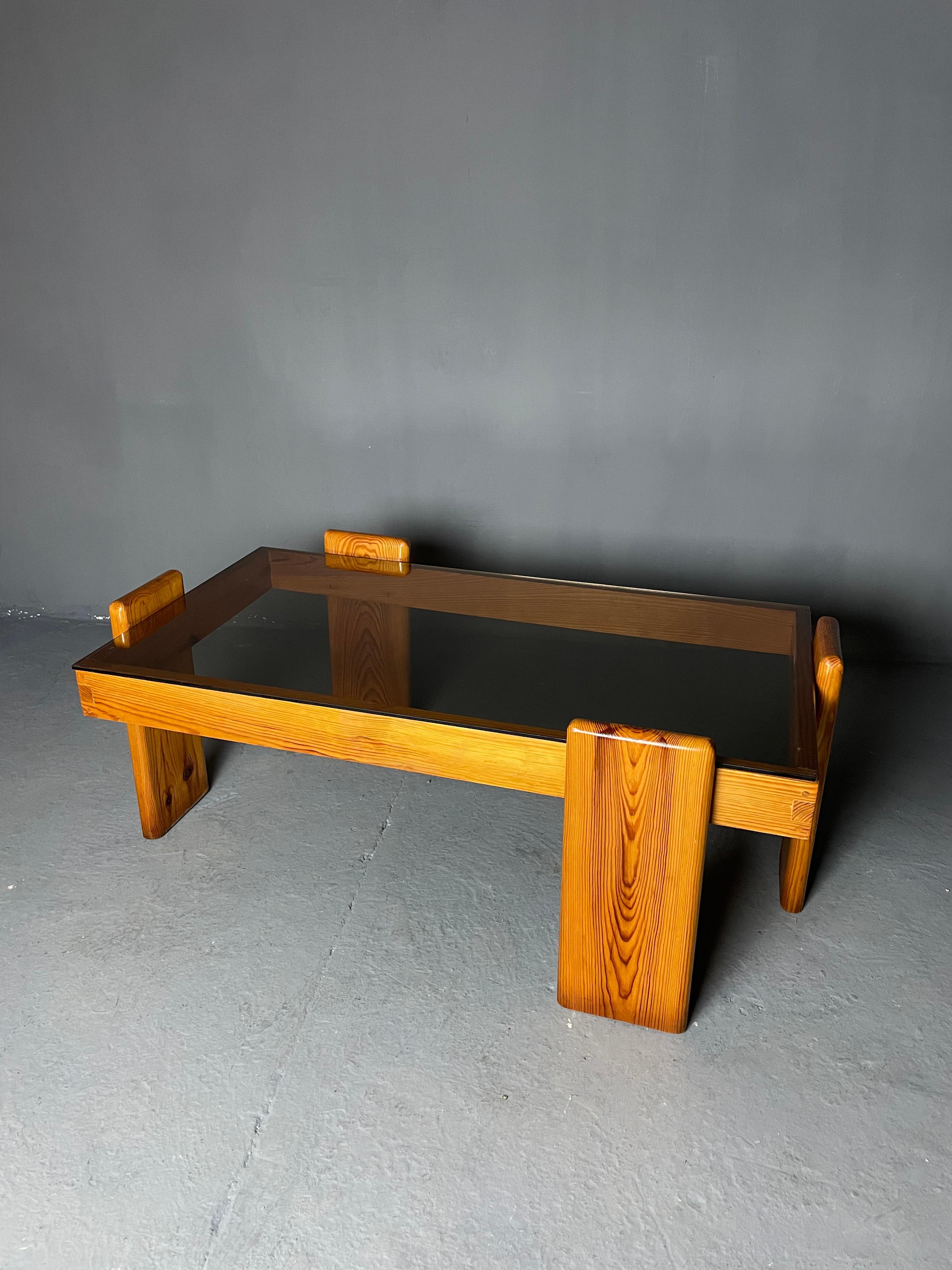 Modernist Coffee Table in Pine by Rainer Daumiler 1